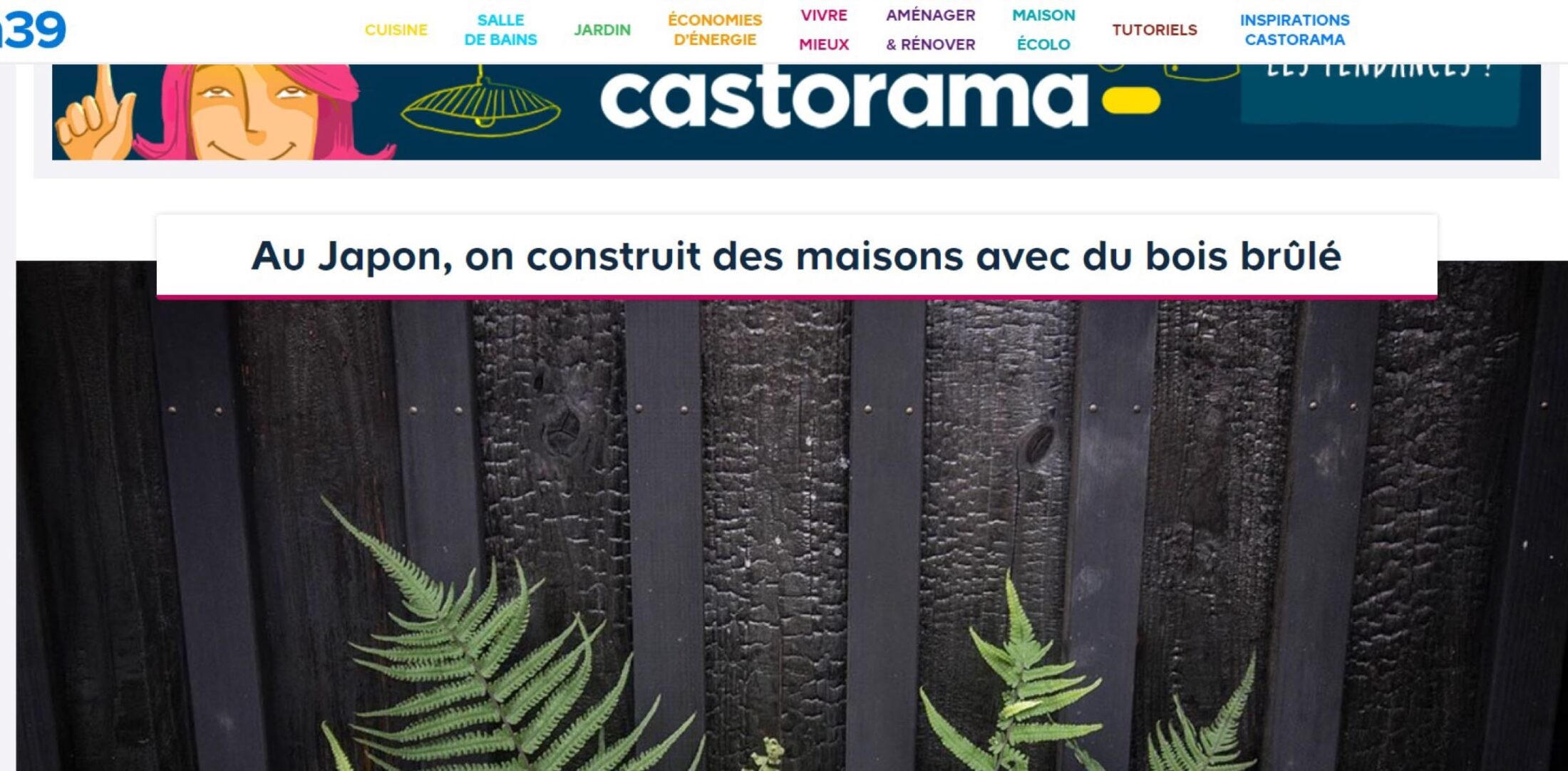 Noirdebois dans le média d’inspiration maison de Castorama