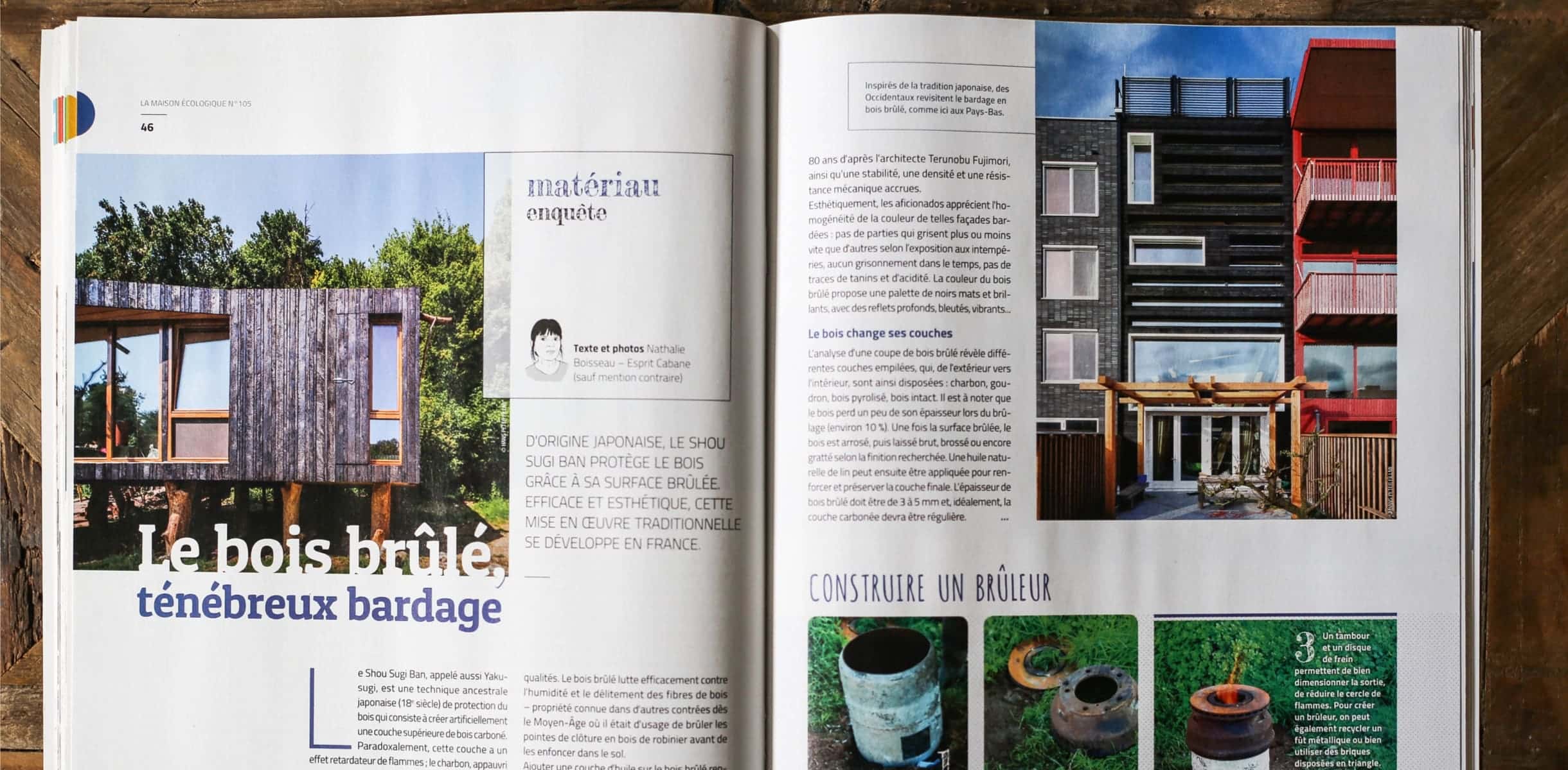 Retrouvez Noirdebois en kiosque dans le N°105 du magazine La Maison Ecologique