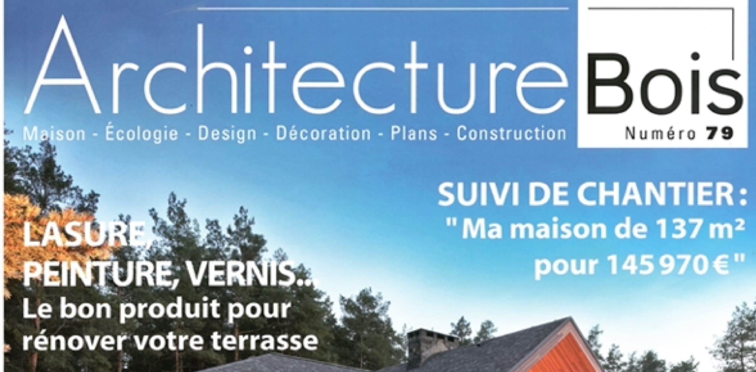 Retrouvez-nous dans le magazine Architecture et Bois !